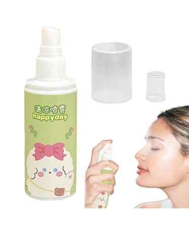 puzzlegame Cool Spray - 80ml Instant Cooling & Nourishing Spray | Instantly Reduce Temperature Spray Small Lightweight Refreshing Protective Skin-friendly Spray For Face And Body green dog