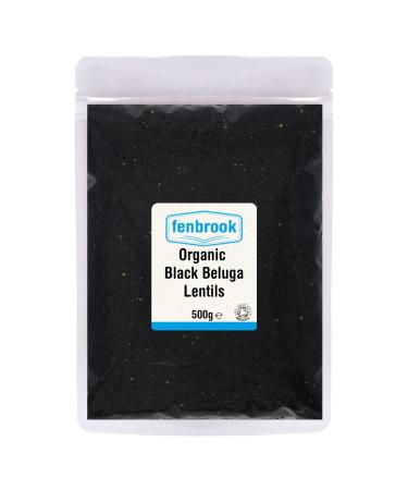 Organic Black Beluga Lentils 500g Certified Organic by Fenbrook Organic