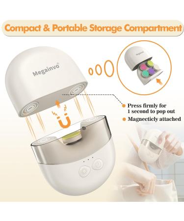 Electric Baby Nail File with LED Light and USB Rechargeable, 6 Pads Included - Baby Nail Trimmer Kit for Newborns and Toddlers - Buy Online on SooperMarket.com