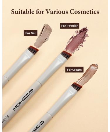 Dual-Ended Angled Eyebrow Brush - Define Eyebrows & Eyeliner with Spoolie - D108 | International Shipping Available - Buy Online on SooperMarket.com