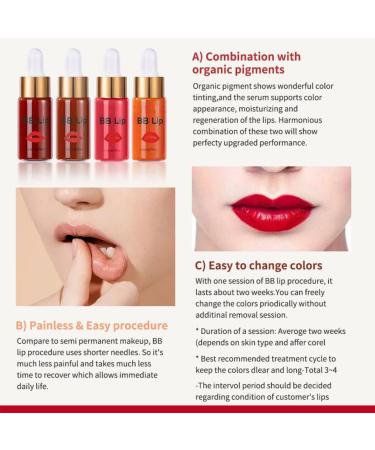 Buy BB Lips Serum Kit | Moisturizing Lip Gloss & Pigment Set for Plumping Lips International Shipping Available - Buy Online on SooperMarket.com