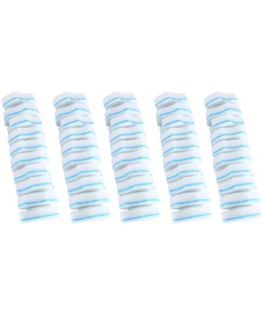 Knadgbft Toilet Bowl Refills 50 Count Upgraded Material Disposable Toilet Cleaning Sponges Heads Toilet Brush Refills Easy Install