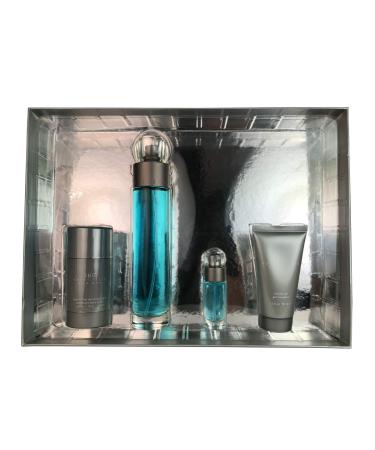 Perry Ellis 360 Set (Eau De Toilette Spray After Shave Balm Deodarant Stick Mini)