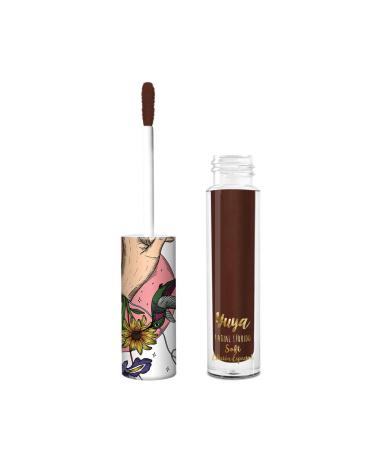 Yuya Republic Soft Florals Liquid Lipstick - Intense Chocolate Color, Long-Lasting Formula - Buy Online on SooperMarket.com