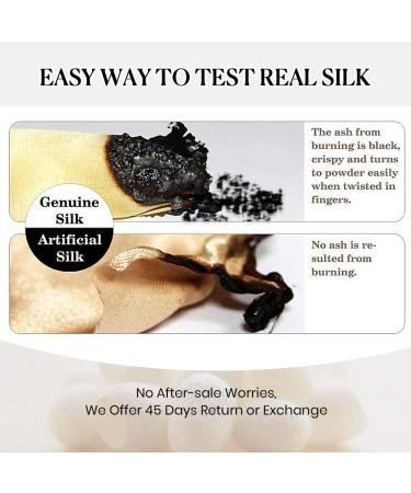 LILYSILK 100% Mulberry Silk Hair Scrunchie for Frizz Prevention - Coffee Color - Buy Online on SooperMarket.com