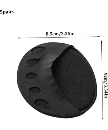 CUCUFA Women's Forefoot Pads - 5 Pairs, Metatarsal Cushions for Foot Pain Relief - Buy Online on SooperMarket.com