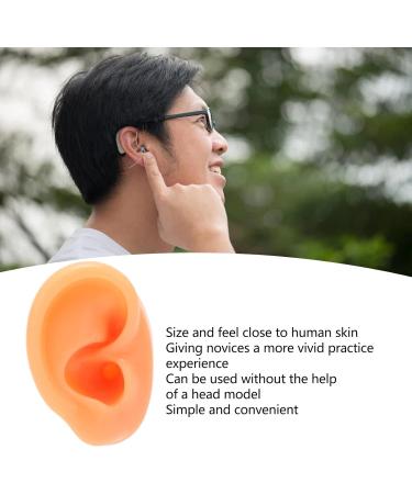 Flexible Silicone Human Ear Model for Displaying Earrings - Reusable Fake Ear Right Side - Buy Online on SooperMarket.com