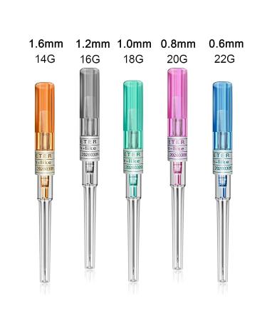TONBAO 16G Disposable Catheter Piercing Needles - Pack of 10 | Hollow IV Catheter for Ear Nose Piercing - Buy Online on SooperMarket.com