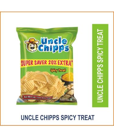 Uncle Chipps Potato Chips 50g (Pack of 6) | Classic Indian Snack with Irresistible Crunch | Spicy Treat | On-the-Go Snacking - Buy Online on SooperMarket.com
