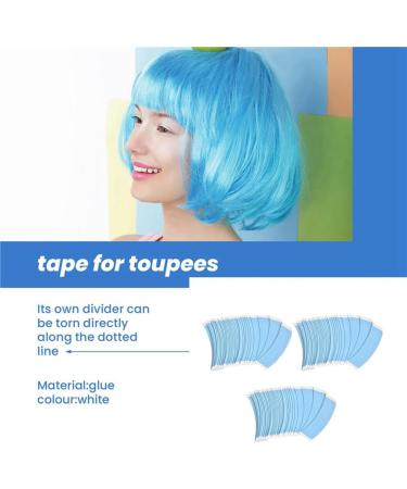 Fivetwofive 108Pc/Lot Fixed Hair Double Tape Wig Adhesive Extended Hair Strip Waterproof for Toupee Lace Wig Film with Slitting Line Easy to Use Fine Workmanship - Buy Online on SooperMarket.com