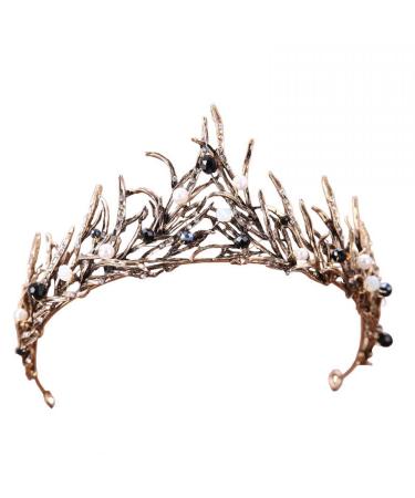 Miranda's Bridal Women's Wedding Crown Pageant Tiara Bridal Headpiece Bronze