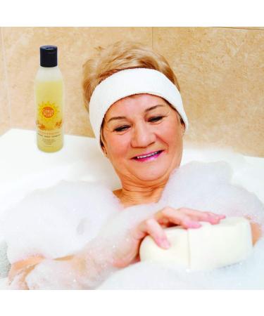 BoaVida Deodorizing Citrus Plus Elder Shampoo and Body Wash 8 oz - Persimmon Soap for Nonenal Removal | New Leak-Proof Caps - Buy Online on SooperMarket.com