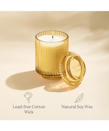 La Jolie Muse Sandalwood & Patchouli Scented Candle - Luxury Glass Jar Candle Gift for Home Decor - 80 Hours Long Burning - 12.3oz - Buy Online on SooperMarket.com