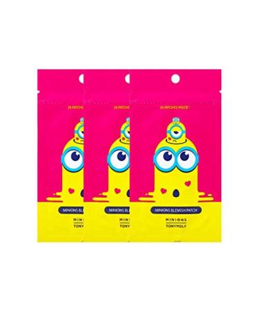 TONYMOLY X MINIONS Hydrocolloid Blemish Patch 3 Count (Pack of 1)