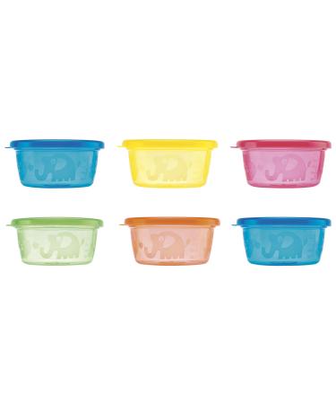 N by Set of Food Storage Containers - 300 ml Pack of 6 6 pieces (Pack of 1) Multicolor