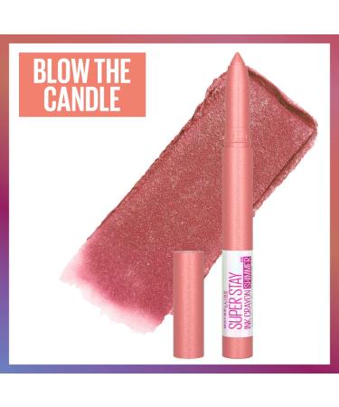 Maybelline Super Stay Ink Crayon No. 190 Blow The Candle - Long-Lasting Lip Color | International Shipping Available - Buy Online on SooperMarket.com