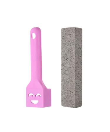 Toilet Bowl Cleaner Pumice Stone Water Stain Remover With Ergonomic Handle Powerfully Removes Toilet Bowl Rings Toilet Cleaning Stick Powerful Brush Household Accessories