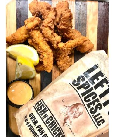 Lefty's Original Fish & Chicken Mix | Seasoned Coating for Meat & Seafood | 3 lbs - Buy Online on SooperMarket.com