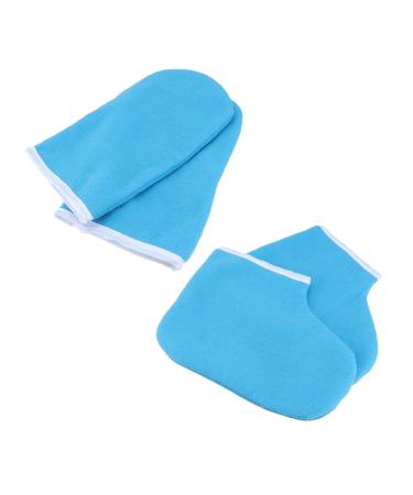 Mikinona Paraffin Wax Foot Cover 1 Set Paraffin Gloves Paraffin Wax Gloves Heat Spa Treatment Tanning Mitt Wax Bath Foot Cover Hand Warmers Gloves Wax Foot Cover Insulation Cover Work Care