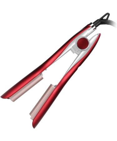 Hair Crimper Hair Crimpers Hair Wavers for Women 5 Modes Adjustable Hair Crimpers Lightweight Portable Red Hair Curling Iron Wand for Women Long Hair Curling - Buy Online on SooperMarket.com