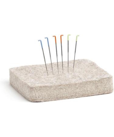 German Made Precision Felting Needles Set - 6 Pack Sampler (2/ea) - 36 Star, 38 Star, 40 Spiral Gauges - Essential Tools for Wool Felting - Beginner to Expert - Buy Online on SooperMarket.com