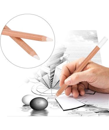 Professional White Coal Sketch Pencils - 2PC Set for Artists | Premium Drawing Supplies & Stationery - Buy Online on SooperMarket.com