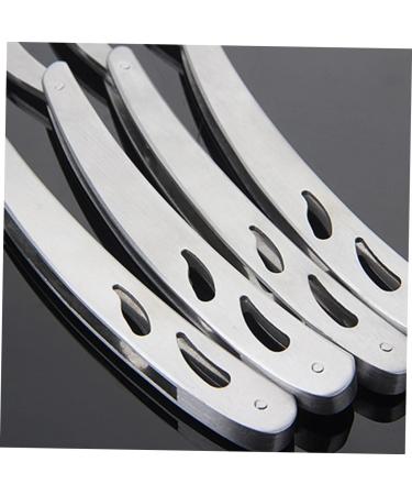 Cabilock 6 PCS Vintage Stainless Steel Razor Holder Set - Classic Shaver & Hairy Knife Stand for Men - Buy Online on SooperMarket.com