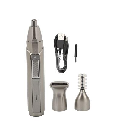 Nose Hair Trimmer Professional Painless Eyebrow and Facial Hair Trimmer for Men Women Multifunctional 3 in 1 R Shaped Trimmer Rounded Corners Ergonomic Electric Nose Hair Clipper Kit for Home