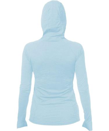 Anetik Women's Flight Tech Hoody - Large Sky Heathered | Wsflth8 - Buy Online on SooperMarket.com