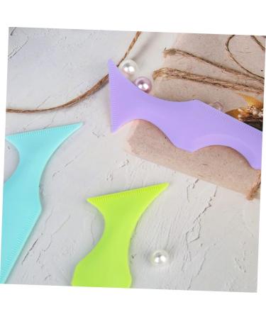 MAGICLULU 10 Pcs Silicone Beauty Ruler Eyeliner Pencil Eyelash Tool Eyebrow Guide Stencils Bevel Shield - Buy Online on SooperMarket.com