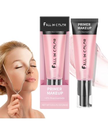 Hydrating Face Primer | Makeup Gel Base for Invisible Pores - 24ml Invisible Pores and Foundation Daily Hydrating Facial Moisturizer for All Skin Types Pologmase 02#pink