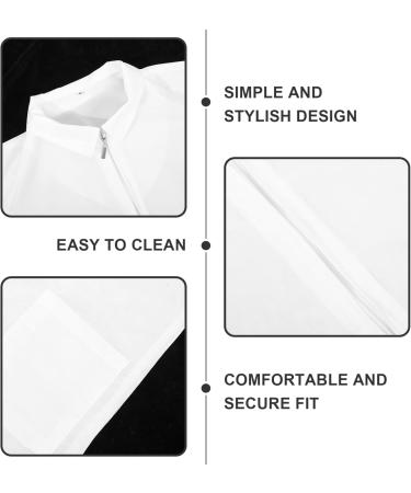 PLAFOPE Pet Grooming Work Wear Nylon Polyester Pet Grooming Aprons Grooming Apron Grooming Uniform White - Buy Online on SooperMarket.com