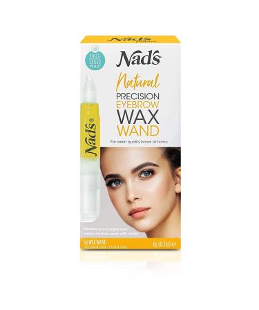 Nad's Eyebrow Shaper Wax Kit - Natural All Skin Types - Eyebrow Facial Hair Removal For Women Natural Eyebrow Shaper Wax Kit