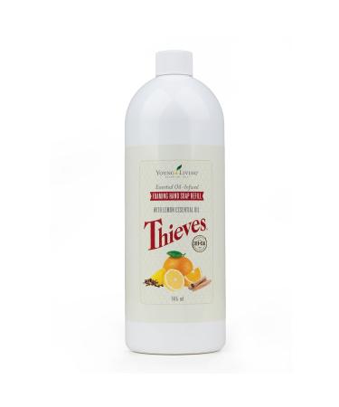 Thieves Foaming Hand Soap Refill - 32 oz | Young Living Essential Oils | Natural & Antimicrobial for Healthy Hands - Buy Online on SooperMarket.com