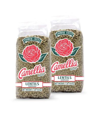 Camellia Brand Dried Lentils, 1 Pound (Pack of 2) Lentils 1 Pound (Pack of 2)