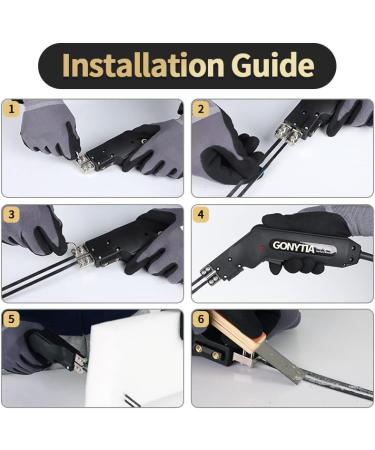 Gonytia GT-1 Hot Knife Foam Cutter Pro - Electric Styrofoam Cutting Tool Kit with 3 Blades & Accessories - Buy Online on SooperMarket.com