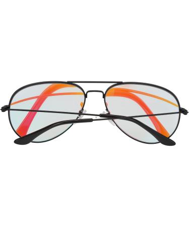 Red Green Colorblind Corrective Glasses Set - Includes Glasses Case Cleaning Cloth & Test Card for Enhanced Vision - Buy Online on SooperMarket.com