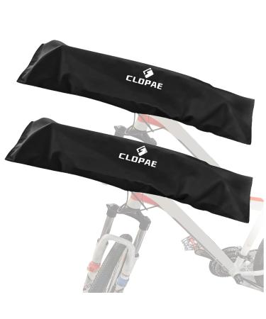 Clopae 2 Pack Lenant Protection Cover Ebike Transport protection rain protection handlebar protection Protective cover frame protection Bicycle Ebike protective cover Protection against moisture dust and dirt with zips and 4 Velcro fasteners