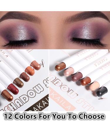 Go Ho Cocoa Cream-to-Powder 2-in-1 Eyeshadow Stick - Waterproof Shimmer Eyeshadow Pencil for Easy Color Application - Eye Brightener Stick - Buy Online on SooperMarket.com