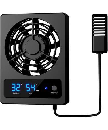 Neamou Reptile Fan - Smart Cooling Fan for Reptile Tank with LED Display | Strong Wind Vent Fan Low Noise Cooling Fan for Amphibians Reptiles Snakes B: Celsius ( ) - Buy Online on SooperMarket.com