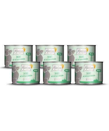 Mjamjam - Premium wet feed for dogs - insect with juicy chicken 6 -pack (6 x 200 g) grain free with insect protein single insect + chicken 200 g (6 Pack)