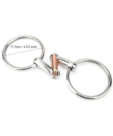 Salutuya Double Broken Water Bridle - 11.5 cm Stainless Steel Anatomical Bit for Gentle Riding - International Shipping - Buy Online on SooperMarket.com