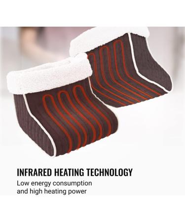 UGI Electrical Foot Warmer - 3 Heating Settings Automatic Shutdown Washable Cover Heated Slippers for Men & Women Perfect for All Foot Sizes - Eco-Friendly Comfort - Buy Online on SooperMarket.com