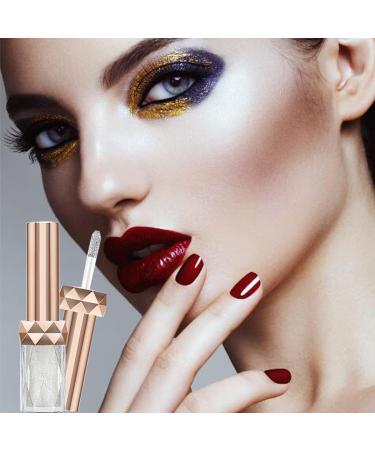 Aaiffey Liquid Glitter Eyeshadow - White Shimmer Makeup for European & American Style - Buy Online on SooperMarket.com