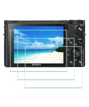 DSC-RX100M7 Screen Protector for Sony RX100 VII Digital Camera,ULBTER 0.3mm 9H Hardness Tempered Glass Cover Anti-Scrach Anti-Fingerprint Anti-Bubble Anti-Water Anti-Dust 3 Pack