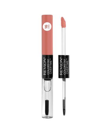 Liquid Lipstick with Clear Lip Gloss by Revlon  ColorStay Face Makeup  Overtime Lipcolor  Dual Ended with Vitamin E in Nude  Boundless Nude (510)  0.07 Oz 510 Boundless Nude 0.07 Fl Oz (Pack of 1)