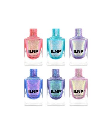 ILNP Summer Nights Collection - Iridescent Holographic Nail Polish Set