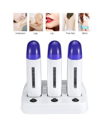 Depilatory Wax Kit for Coarse Hair Removal - Complete Waxing Set for Men & Women with Heating Base - Perfect for Body Hair - Buy Online on SooperMarket.com