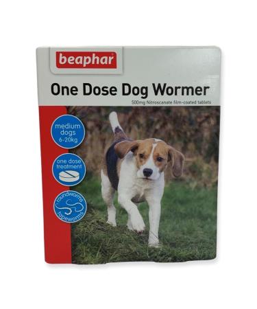 Beaphar One Dose Wormer for Medium Dogs