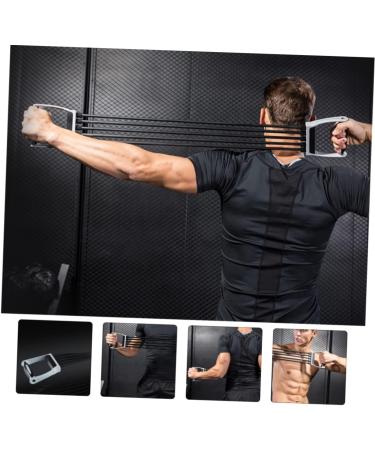 1pc Puller Workout Resistance Band | Chest & Arm Expander | Ultimate Fitness Gym Straps for Men | Latex Exercise Cords with Handles - Buy Online on SooperMarket.com
